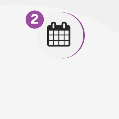 Escoge el día, la hora y el lugar donde deseas ser atendida